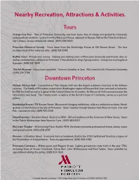 Marriott Princeton Local Attractions Guide 07-2546