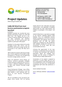Project Updates Week Ending 20 October 2017