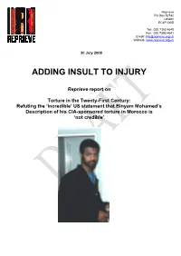 Adding Insult to Injury