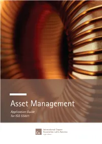 Asset Management Application Guide for ISO 55001