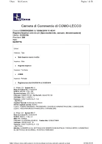 Camera Di Commercio Di COMO-LECCO