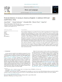 Neuromodulation of Cursing in American English a Combined