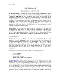 Unit 3 Lecture 6