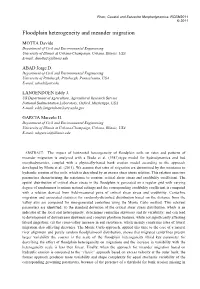 Floodplain Heterogeneity and Meander Migration