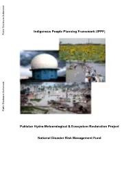 Indigenous Peoples Planning Framework
