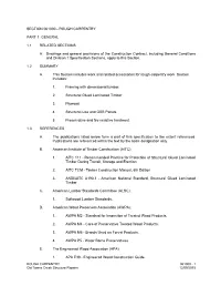 Section 061000 - Rough Carpentry