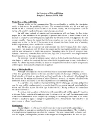 An Overview of Bits and Bitting Dwight G