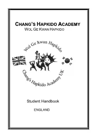 Chang's Hapkido Academy