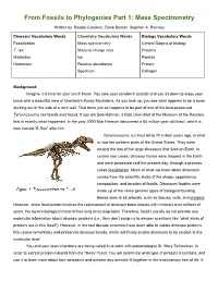 From Fossils to Phylogenies Part 1: Mass Spectrometry