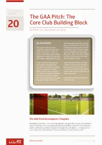 The Gaa Pitch: the Core Club Building Block