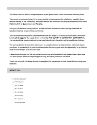 2020 Renters Survey Questions