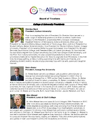 Board of Trustees