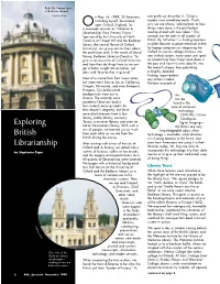 Exploring British Librarianship Continued from Page 6