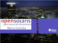 Opensolaris Presentation