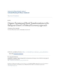 Organic Farming and Rural Transformations in the European Union