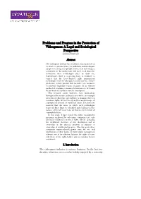 Problems and Progress in the Protection of Videogames: a Legal and Sociological Perspective Calum Darroch