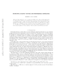 Arxiv:1911.05851V3 [Math.FA] 24 Jun 2021