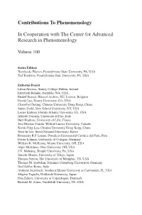Contributions to Phenomenology in Cooperation with the Center For