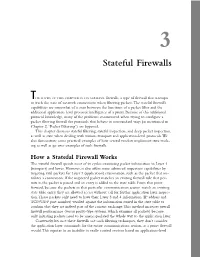 Stateful Firewalls