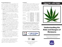 Understanding the Risks and Dangers of Marijuana