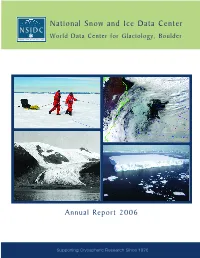 2006 NSIDC Annual Report