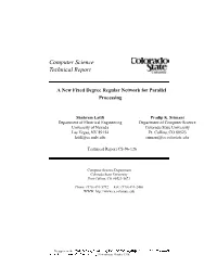 Computer Science Technical Report