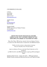 FOR IMMEDIATE RELEASE Contact