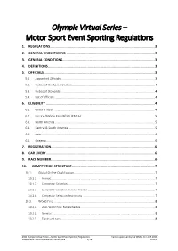 Olympic Virtual Series –