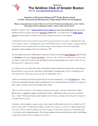 The Gridiron Club of Greater Boston Web Site