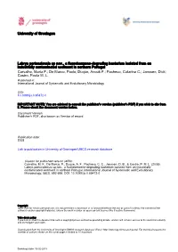 University of Groningen Labrys Portucalensis Sp Nov., A