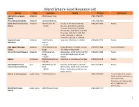Inland Empire Food Resource List
