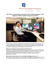 The Future of Automotive Innovation: Q & a with Hung Nguyen, CAE