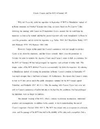 Cicero, Caesar, and the SCU of January 49 Why Did Cicero Lay Down His Imperium in September 47 BCE in Brundisium Instead of in R