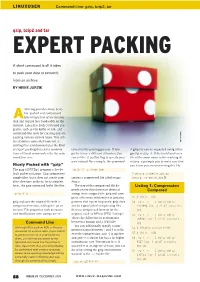 Gzip, Bzip2 and Tar EXPERT PACKING