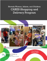 Nevada WIC CARES Shopping and Delivery Program Report