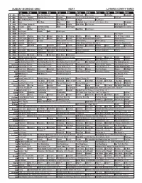 Sunday Morning Grid 4/2/17 Latimes.Com/Tv Times