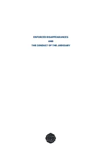 Enforced Disappearances and the Conduct of The