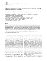 Exploitation of Mitochondrial Nad6 As a Complementary Marker for Studying Population Variability in Lepidoptera
