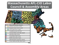 Labor Council and Assembly Map With