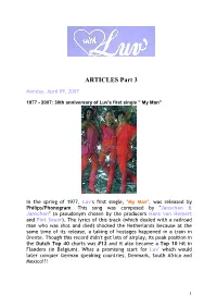 LUV ARTICLES Part 3