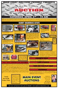 Main Event Auctions