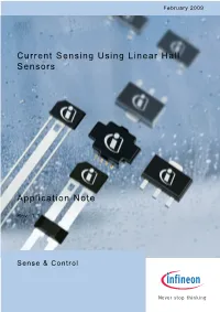 Application Note Current Sensing Using Linear Hall Sensors