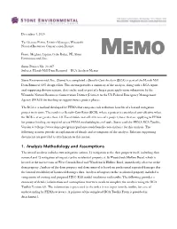 Benefit-Cost Analysis Report DRAFT