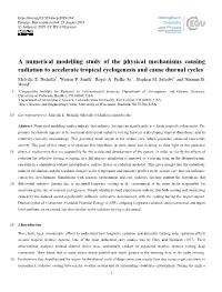A Numerical Modelling Study of the Physical Mechanisms Causing Radiation to Accelerate Tropical Cyclogenesis and Cause Diurnal Cycles Melville E