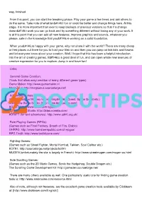 Create Computer Games