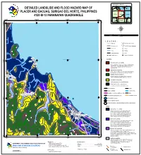 Detailed Landslide and Flood Hazard Map of Placer And