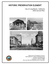 Historic Preservation Element