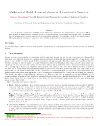 Mathematical Model of Ingested Glucose in Glucose-Insulin Regulation