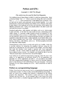 Python and GTK+