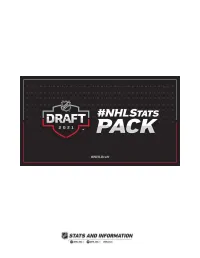 Statspack 2021Nhldraft FINAL.Pdf